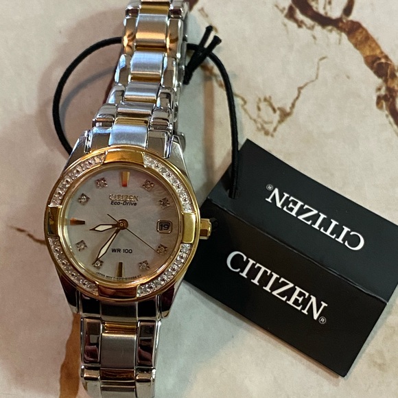 NWT Citizen Eco-Drive Mother of Pearl Watch? main image 5